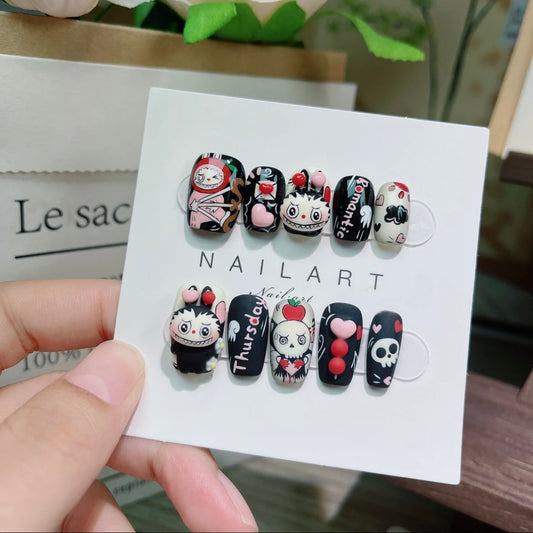 Labubu Handmade Nails