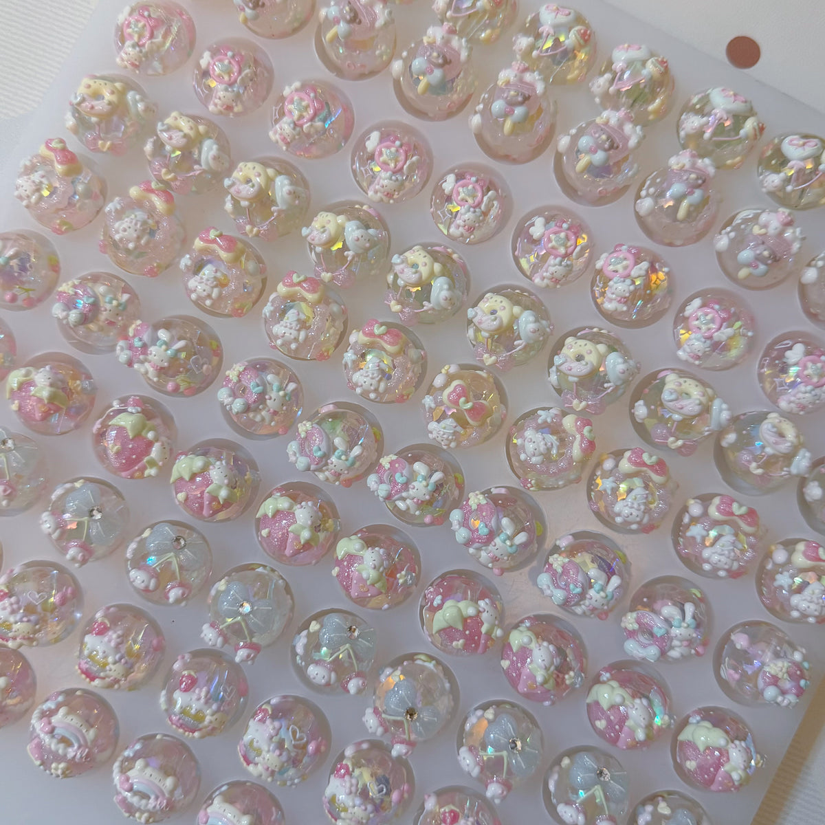 Macaron Cartoon Hand-Painted Beads