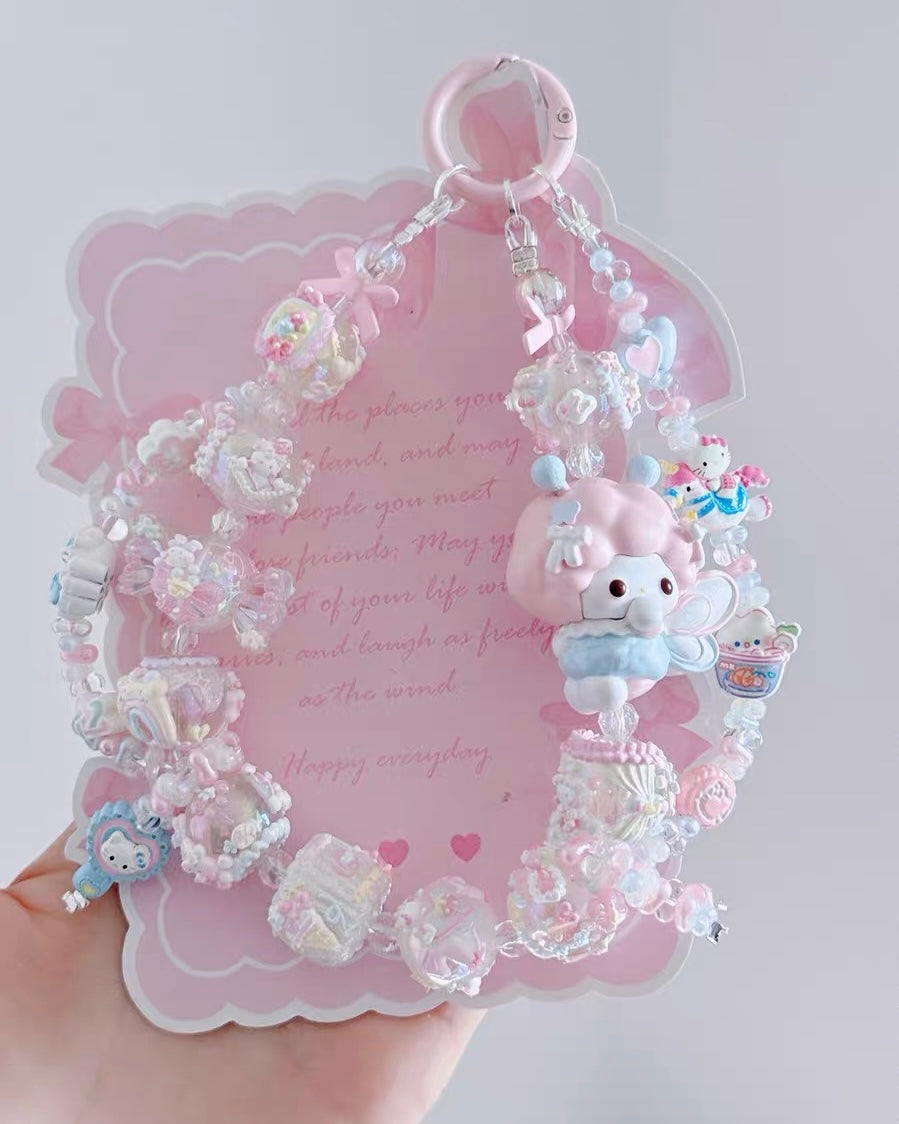 Cute Girl Handmade Keychain