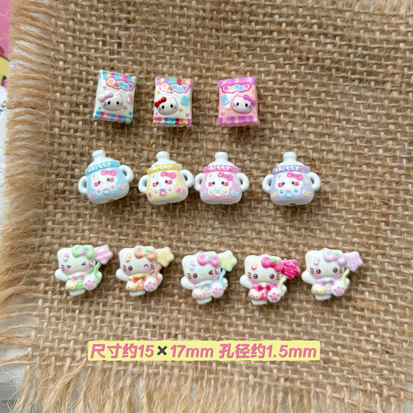 Cute Girl Alloy Beads