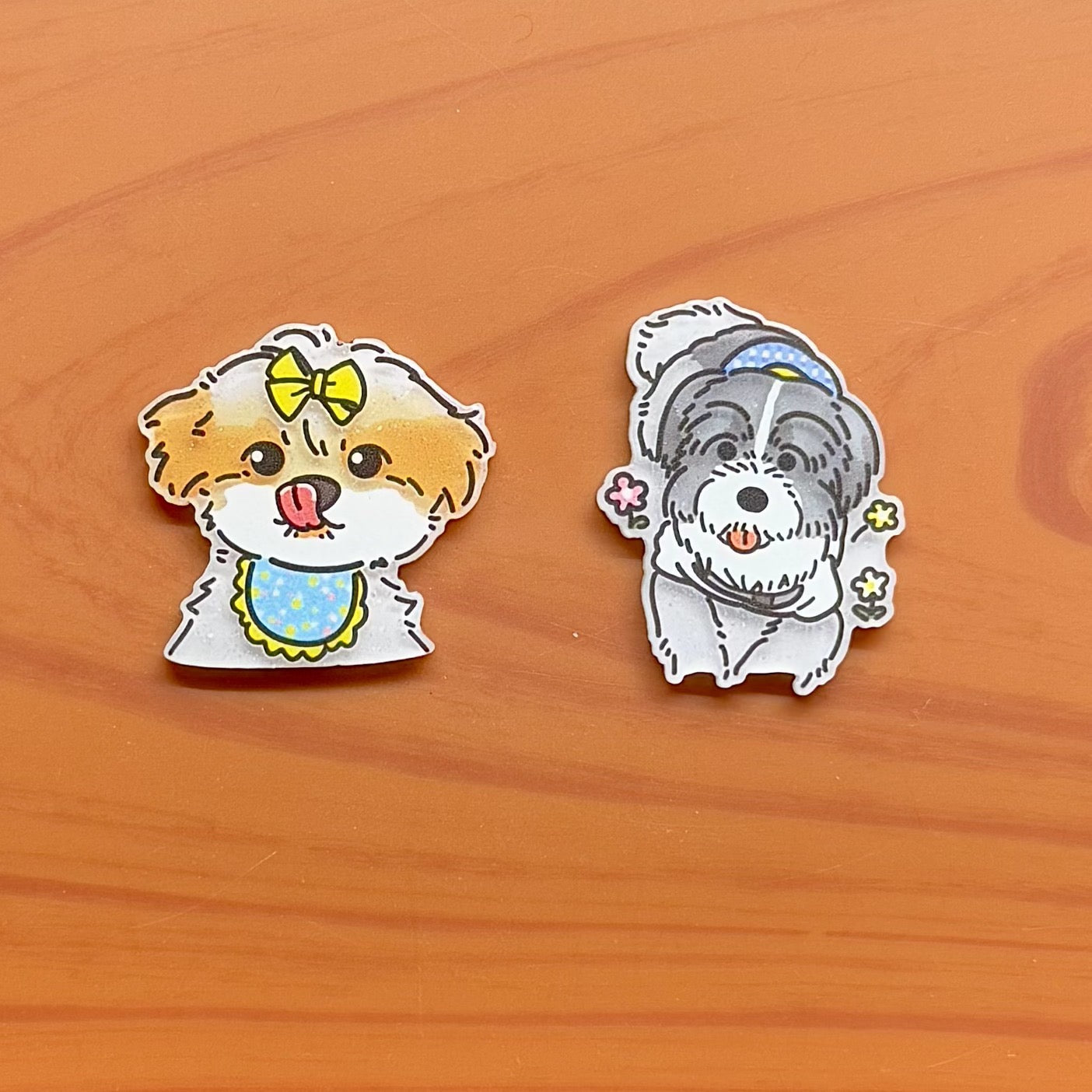 Cute Puppy Acrylic Patch