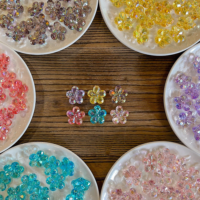 Floral Acrylic Charm