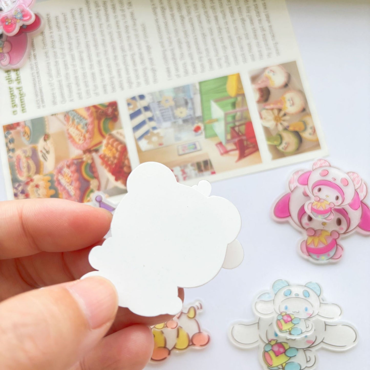 Sanrio Rotating Acrylic Charm