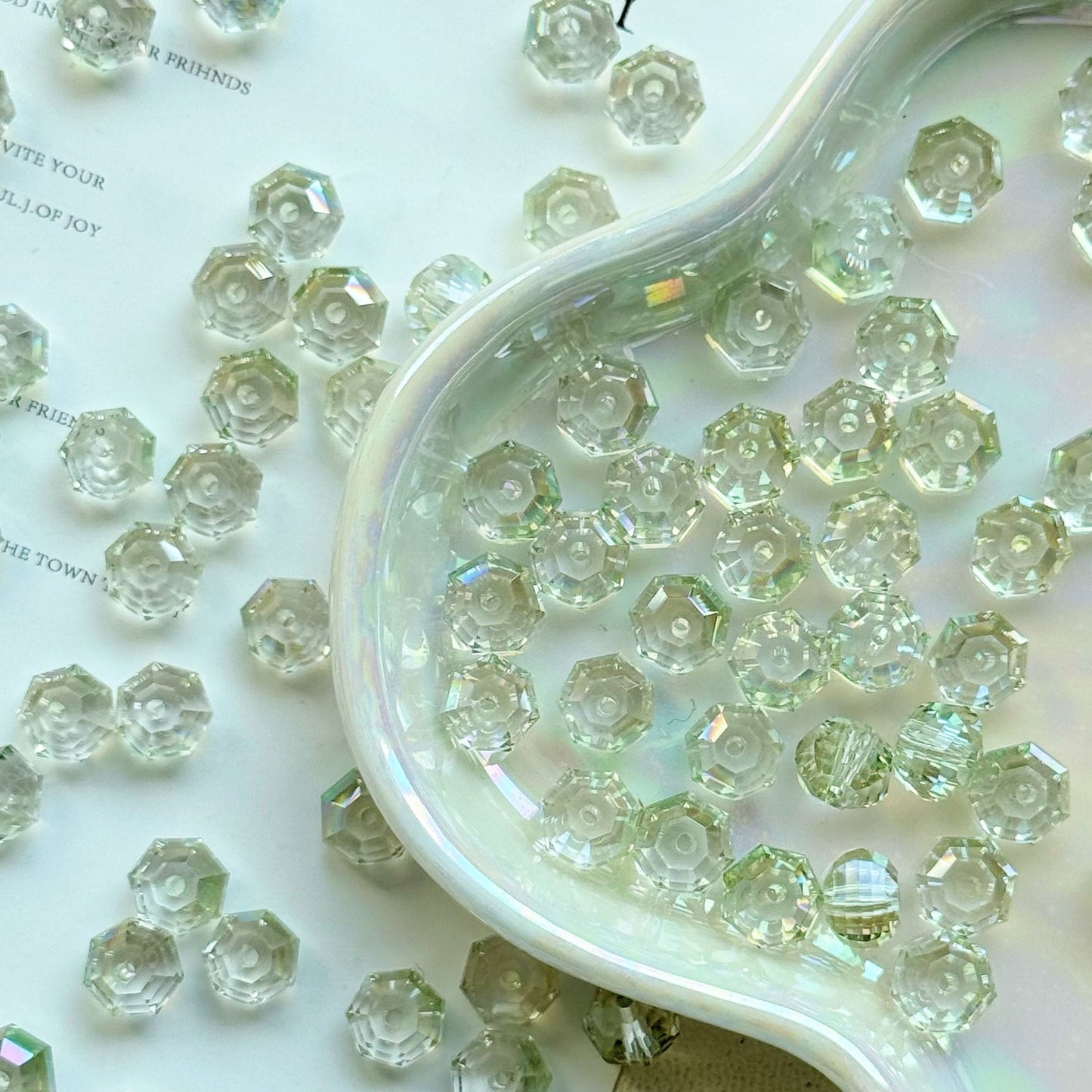 8mm Crystal Glass Beads