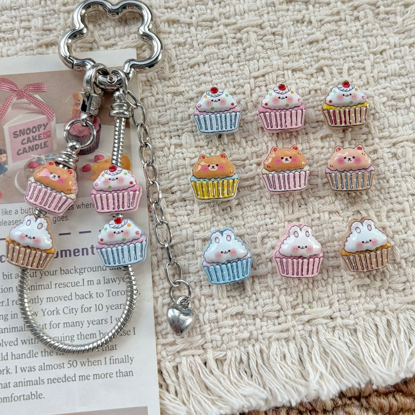Alloy Cake Beads