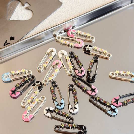 Alloy Safety Pins for DIY Beading