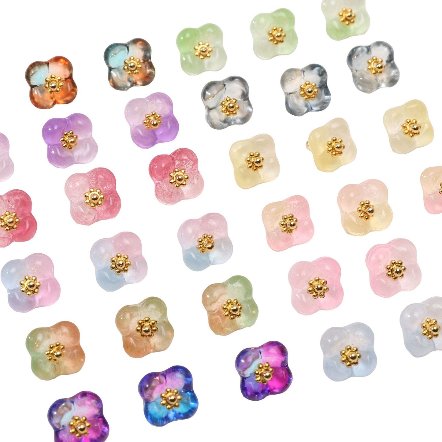 Flower-Shaped Beads