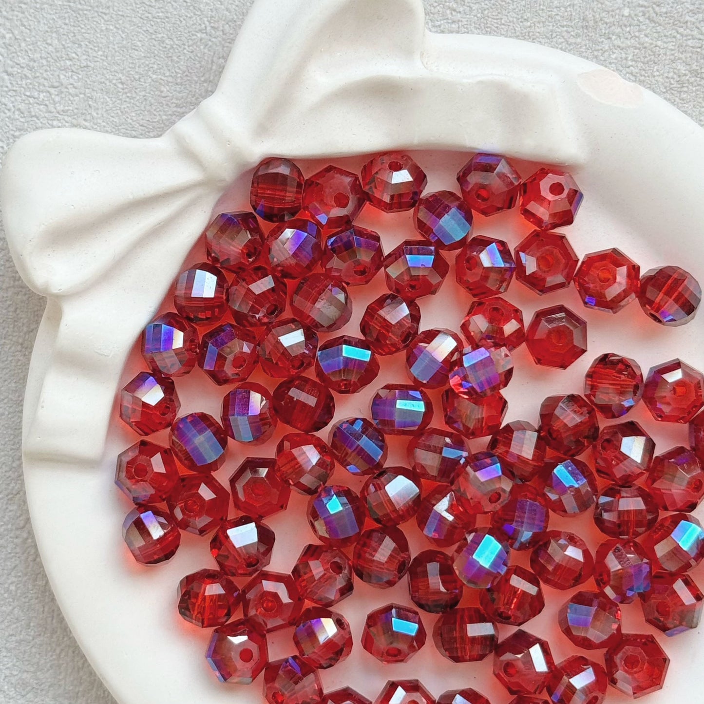 8mm Crystal Glass Beads