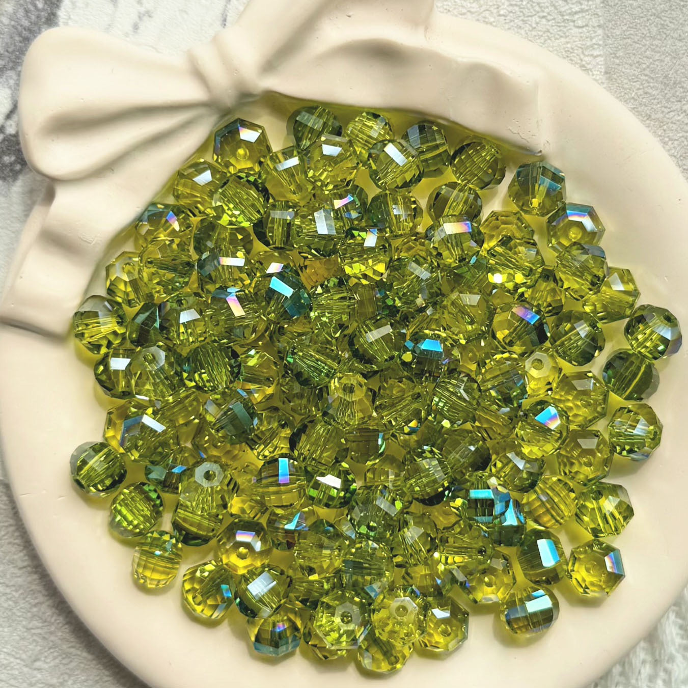 8mm Crystal Glass Beads