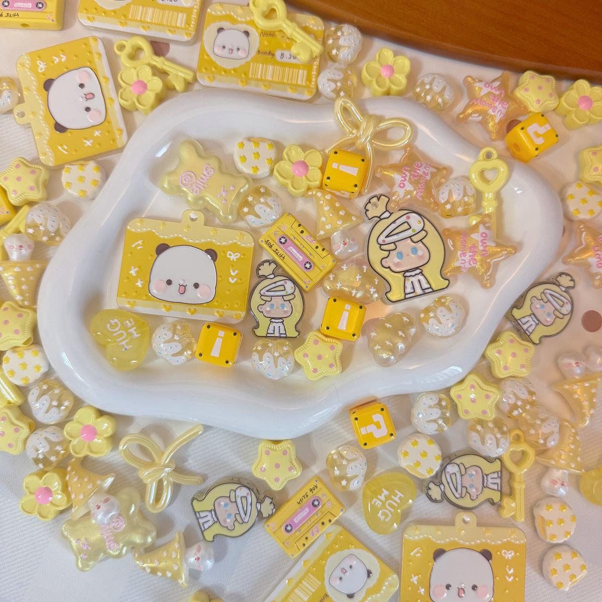 Cute Hand‑Made Embossed Beads