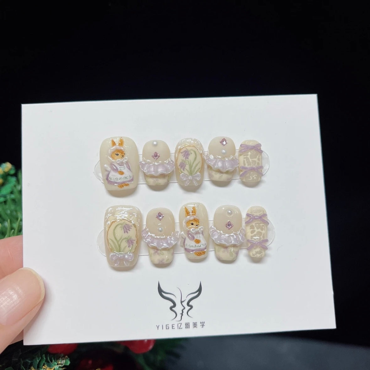 Handmade Rabbit Nails