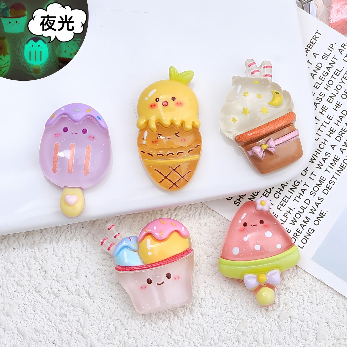 Luminous Ice Cream Charm