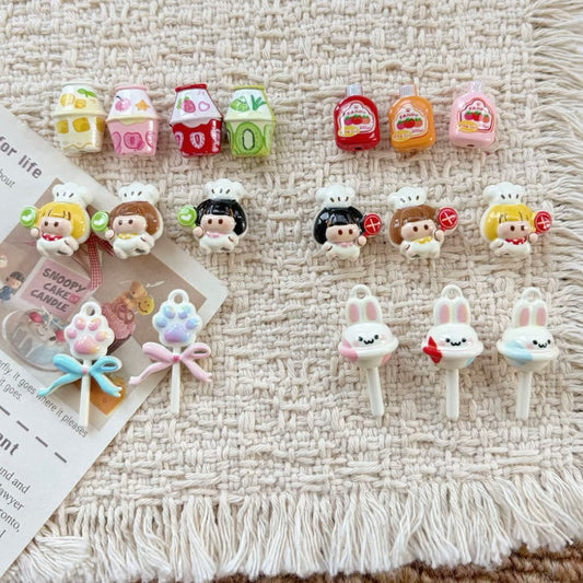Cute Girl Alloy Beads