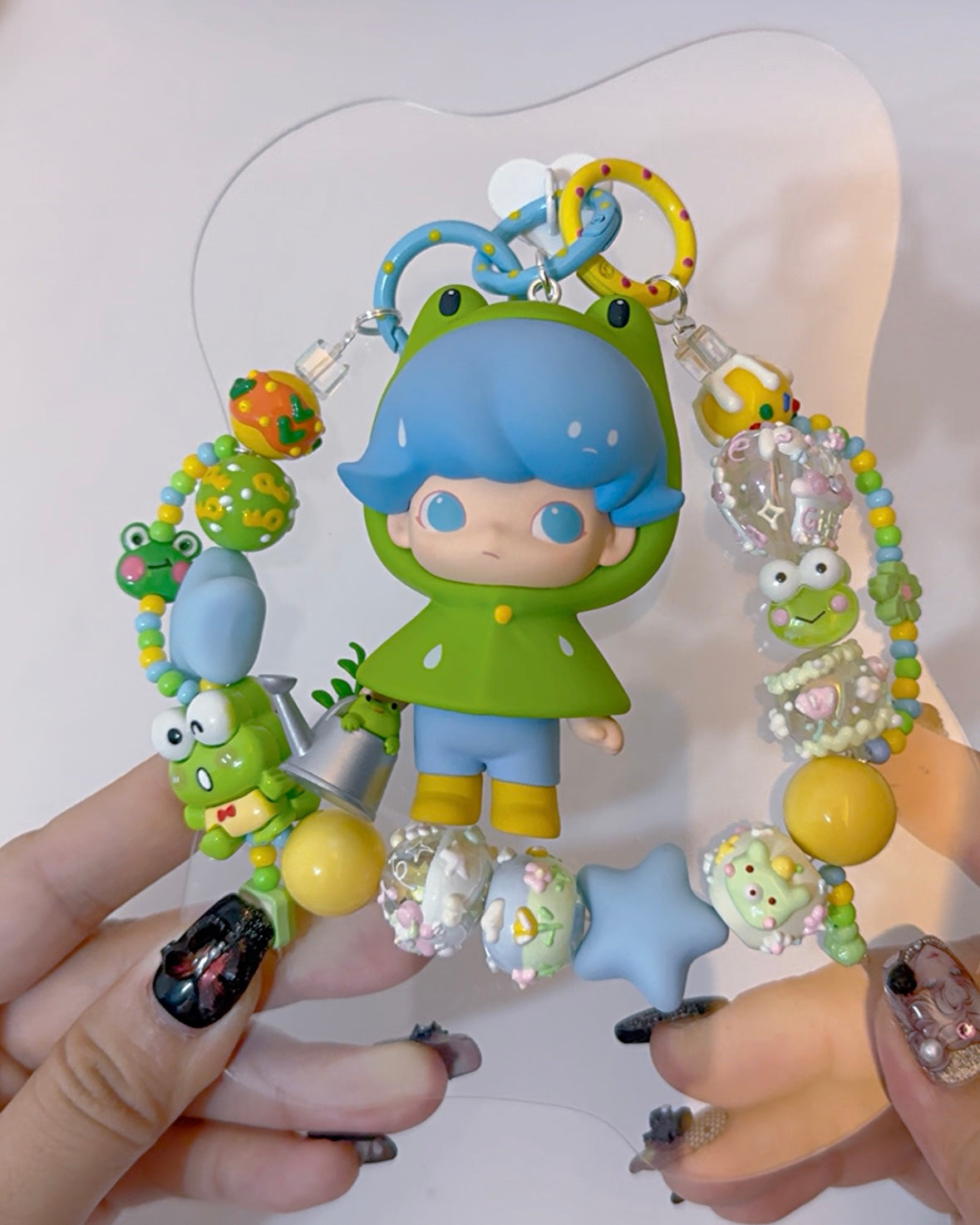 Cute Keroppi Handmade Keychain