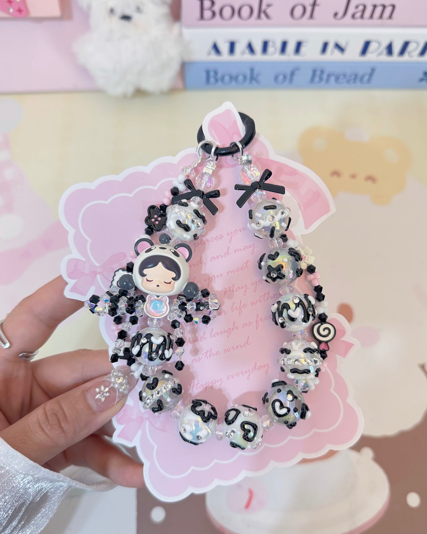 Cute Girl Handmade Keychain