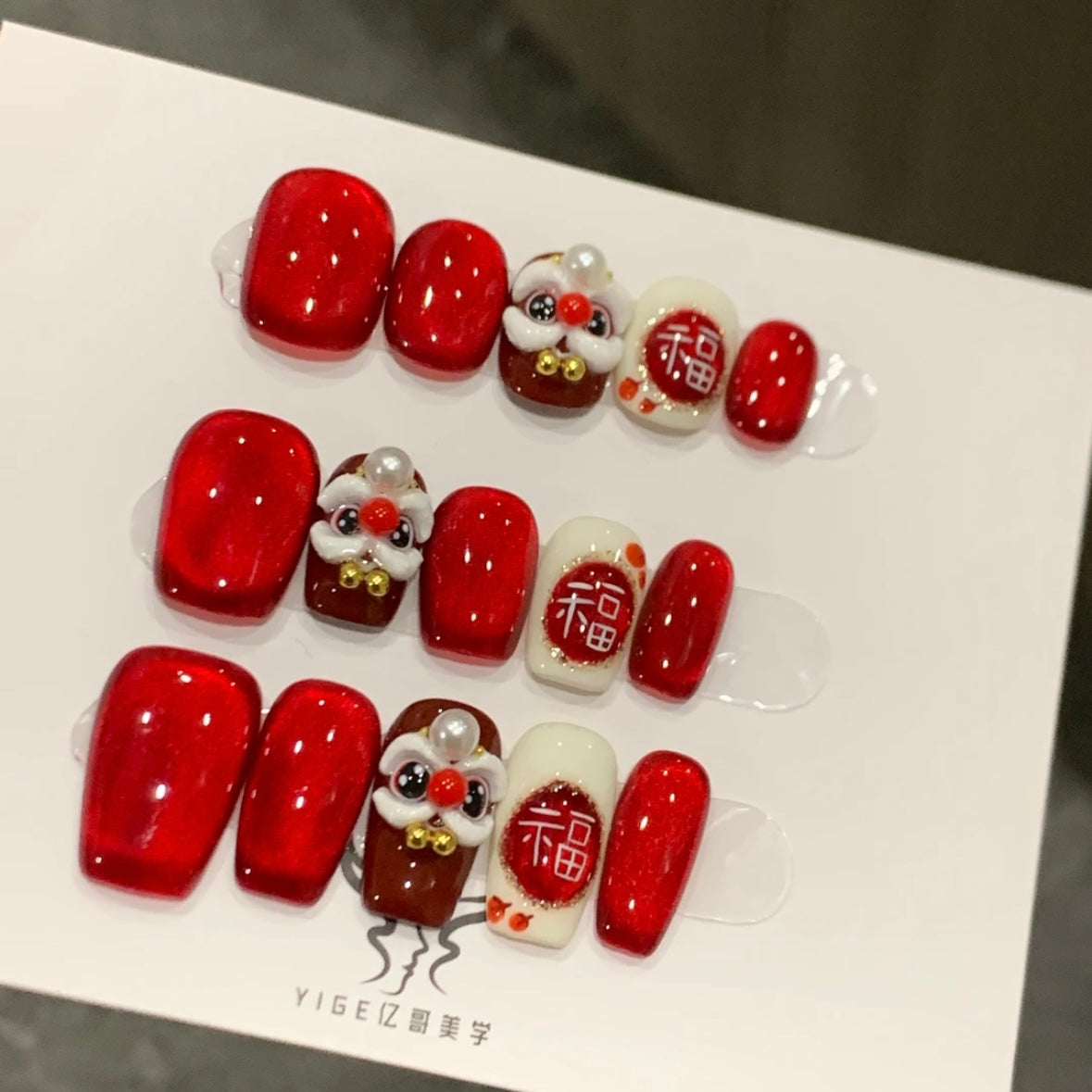 Auspicious Handmade Nails