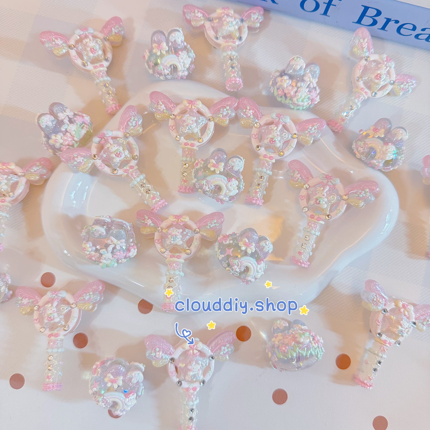 Irregular‑Shaped Hand‑Painted Macaron Beads