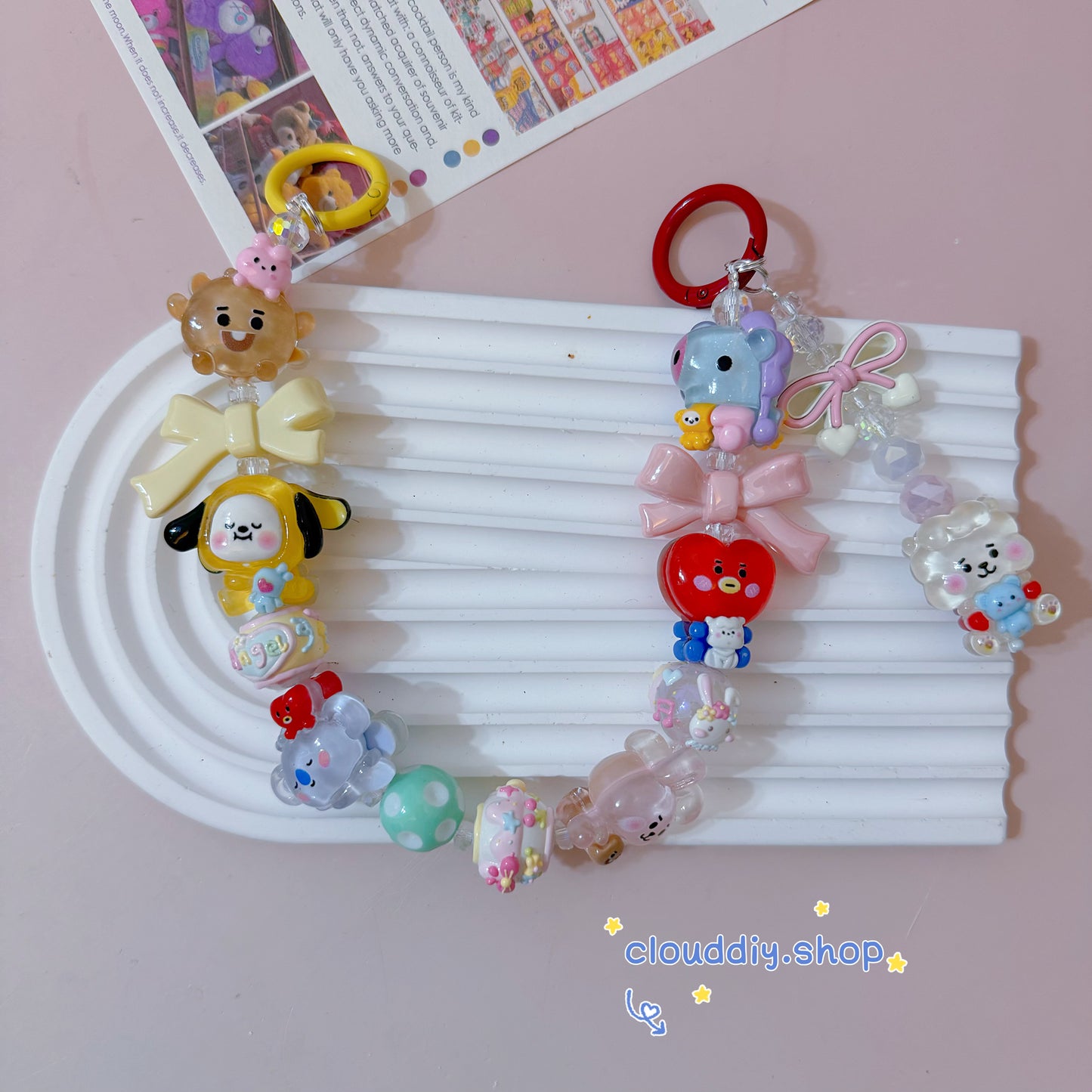 BT21 Mobile Phone Bag Pendant