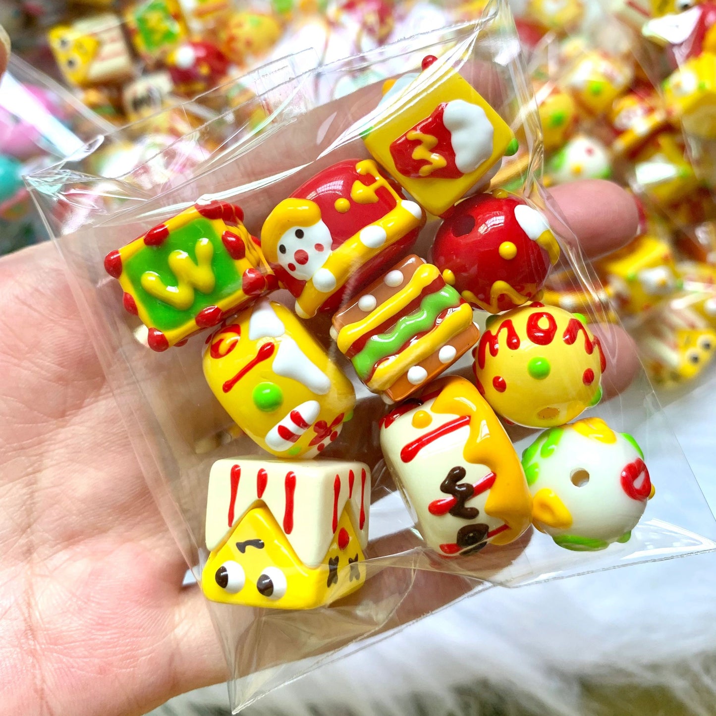 McDonald's Series Of Hand-Painted Beads