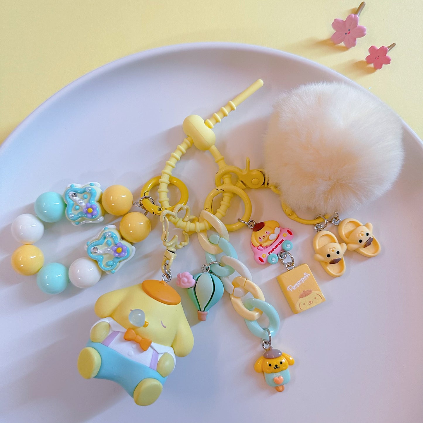 PomPomPurin Key Chain Pendant