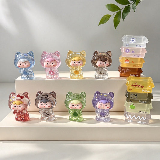 Cute Kitten Glow‑in‑the‑Dark Charms