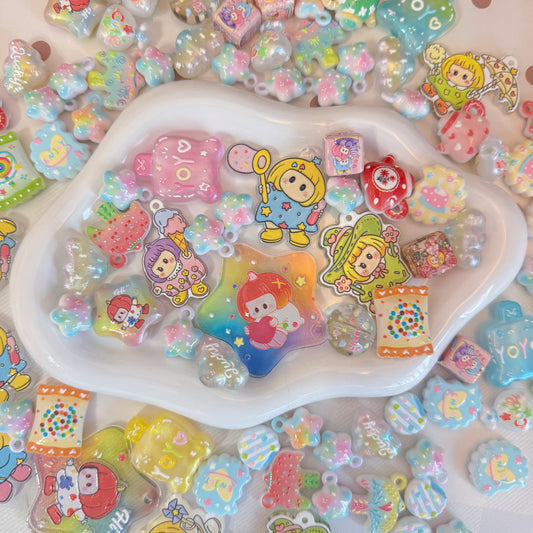 Cute Hand‑Made Embossed Beads
