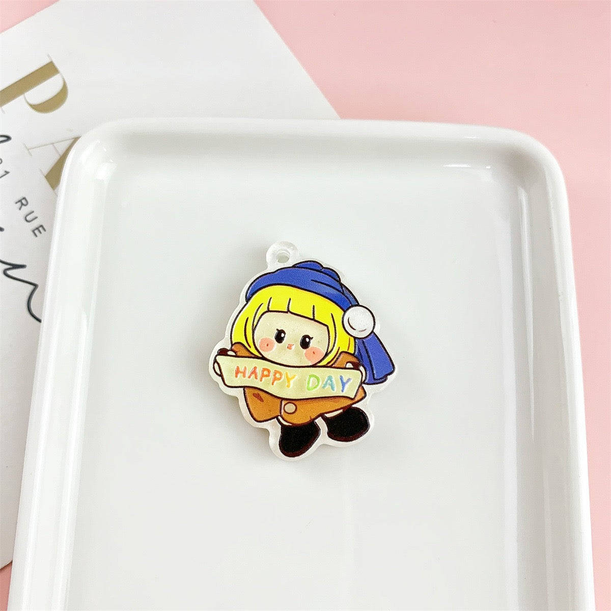 Cute Hand‑Made Embossed Beads