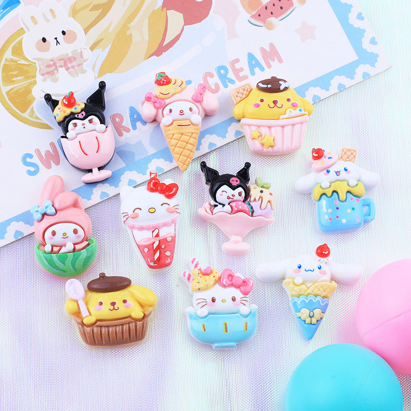 Cartoon cake charm