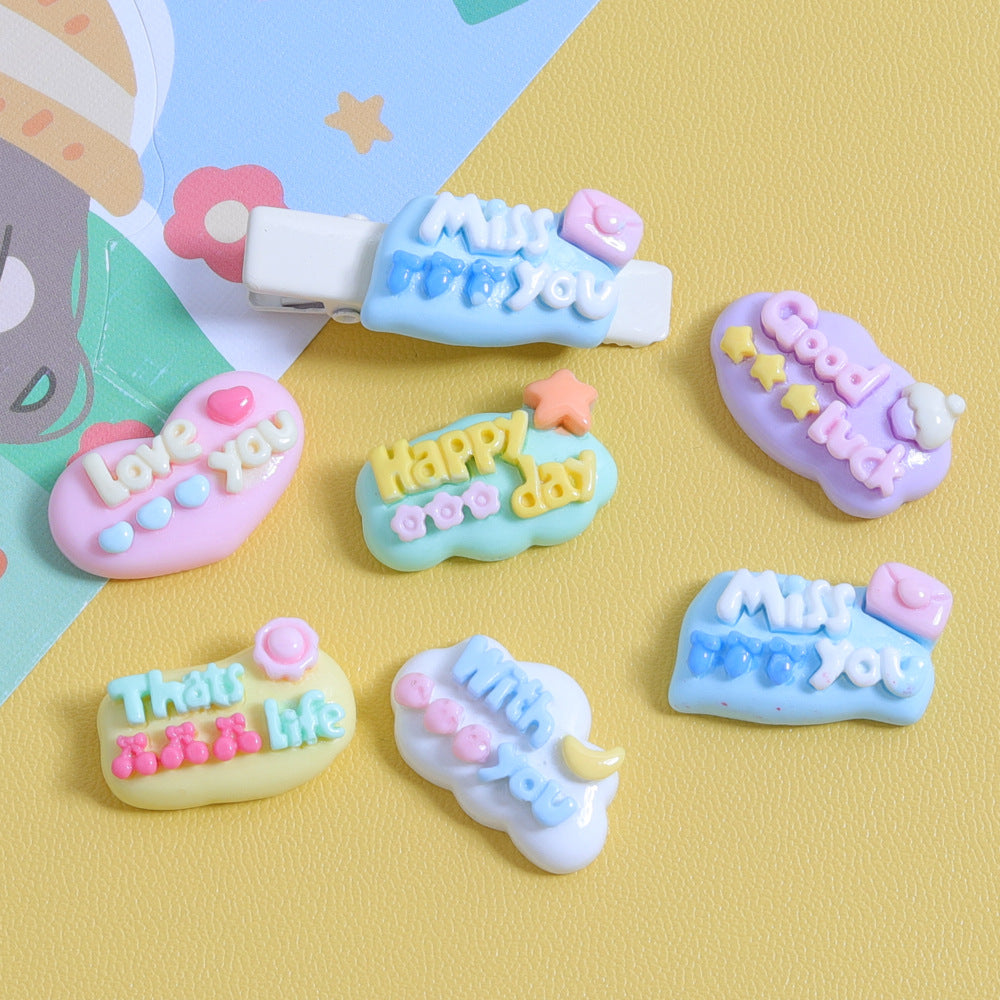 Cute Letter Charm