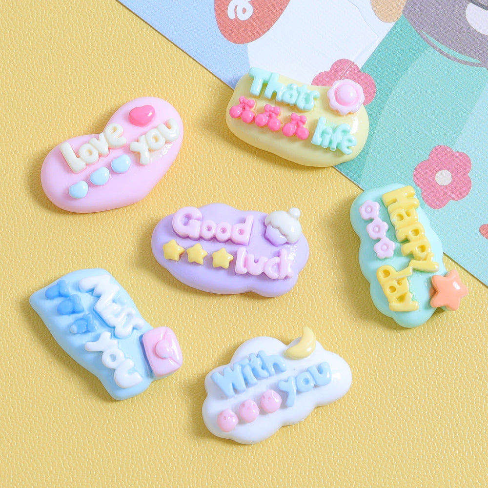 Cute Letter Charm