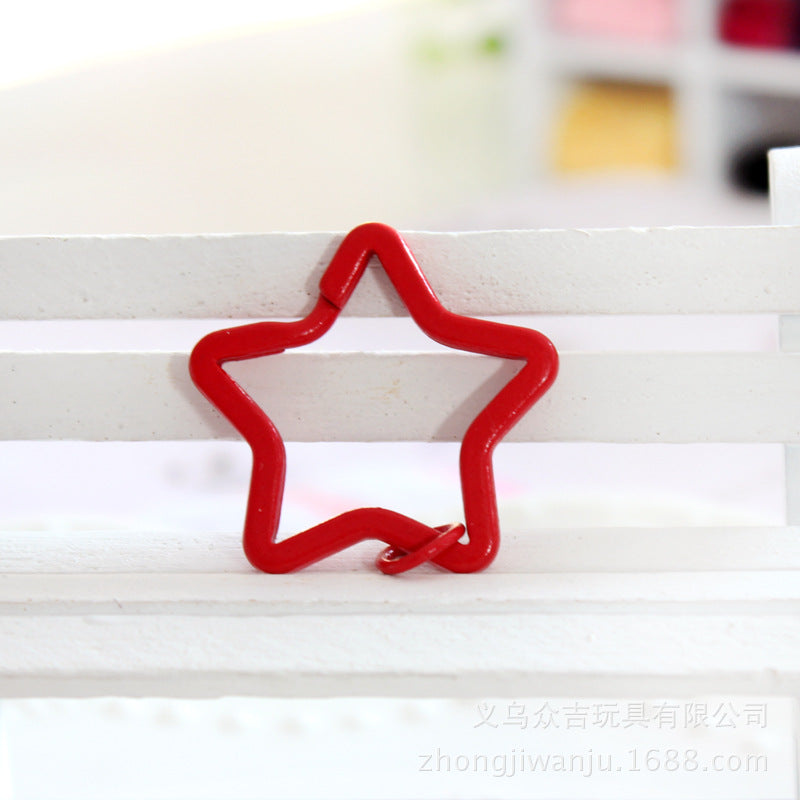 Five-Pointed Star Keychain Accessories