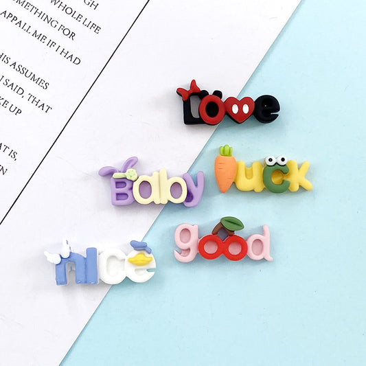 Charm of cartoon letters