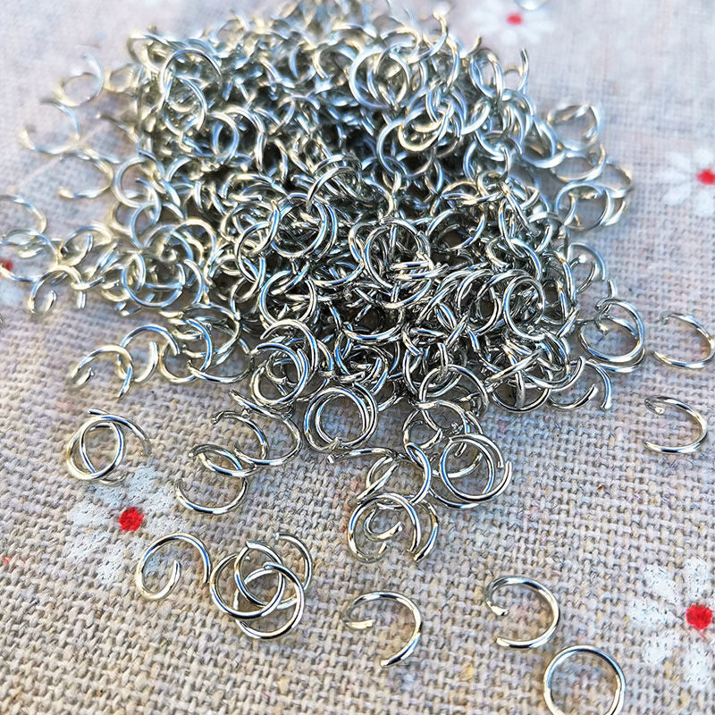 Open loop tail metal connection, gold small loop silver hanging jewelry ...
