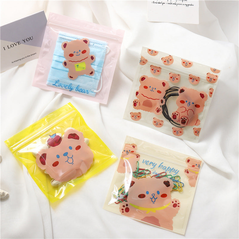 Cute Bear Ziplock Bag