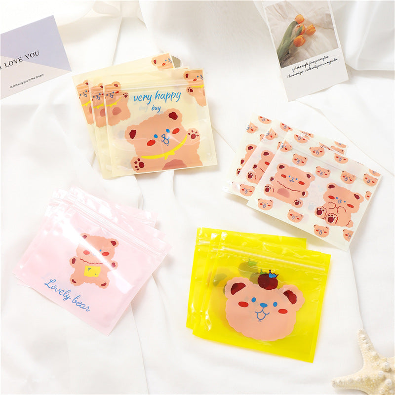 Cute Bear Ziplock Bag