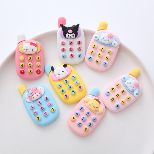 Cartoon Sanrio Telephone Charm