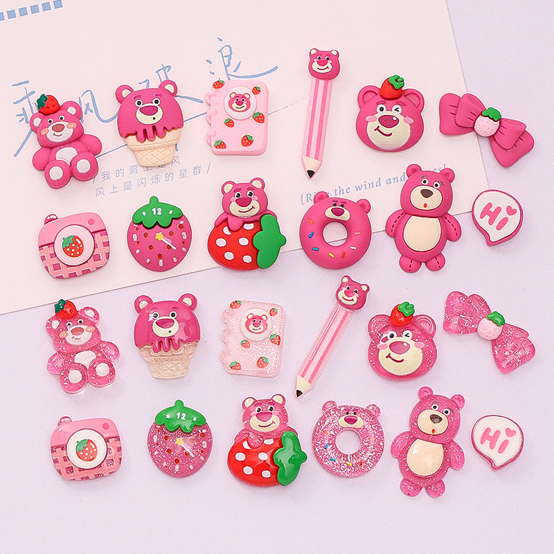 Strawberry Bear Series Charm