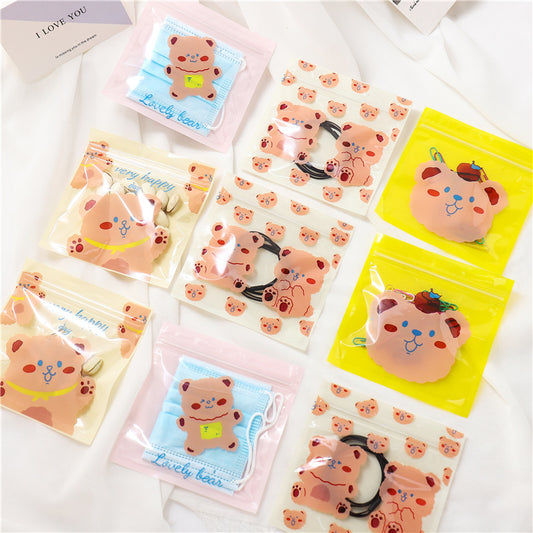 Cute Bear Ziplock Bag